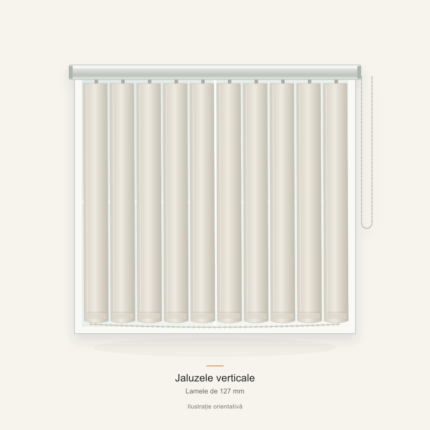 Ilustrație orientativă — Jaluzele verticale 127 mm