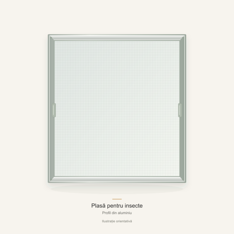 Ilustrație orientativă — Plase antiinsecte din aluminiu